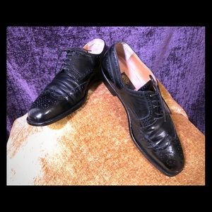 Sutor Mantellassi Black Wingtip Oxfords